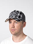 Бейсболка VON DUTCH арт. VD/1/CB/CAR/03  (черный / белый)